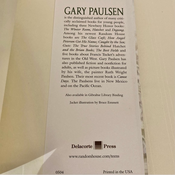 NWT The River by Gary Paulsen Age 12 & Up - Picture 5 of 5